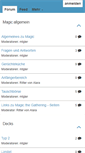 Mobile Screenshot of mtg-forum.communityhost.de