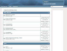 Tablet Screenshot of mtg-forum.communityhost.de